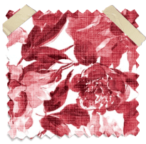 Print Crazy Flowers Red